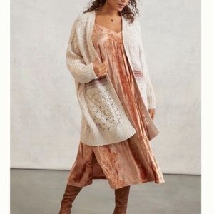 Anthropologie Pilcro Jemma Cable-Knit Cardigan